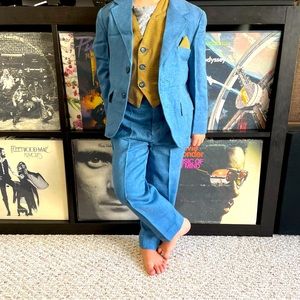 Vintage Toddler Suit Jacket, Vest and Pants